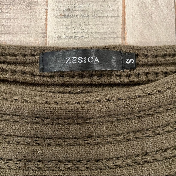 Zesica Women's Casual Long Sleeve Crew Neck Cable Knit Loose Pullover Sweater - Picture 12 of 12